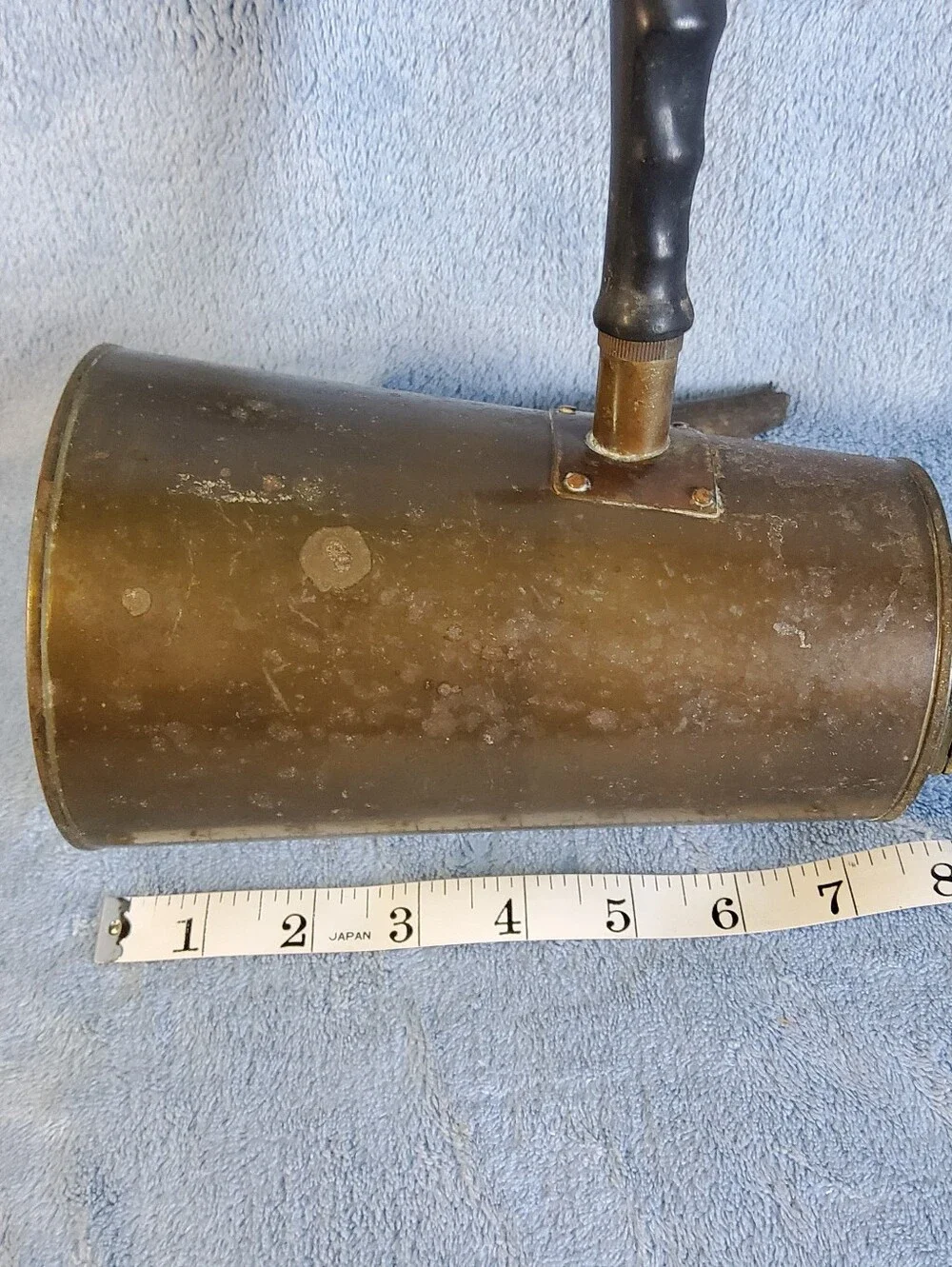Vintage Brass Turkish Coffee Pot Side / Handle Watering Can / Tallow Pot Japan